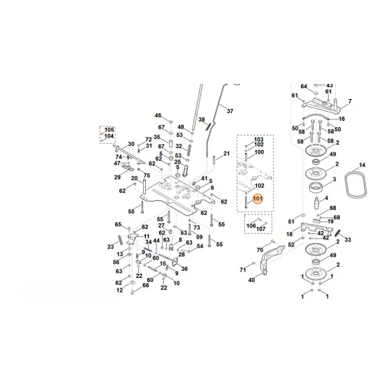STIHL  Śruba sześciokątna M6x70 9008 318 1470